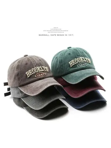 Brooklyn Alphabet Baseball Cap Men Women's Cowboy Baseball Cap Summer Cotton Hat Snapback Hip-Hop Hat Casual Gorra Hombre Visor