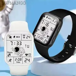 Astronaut Square Watch Male and Female Students Cool Black Technology Intelligent Running Children's Electronic Watch