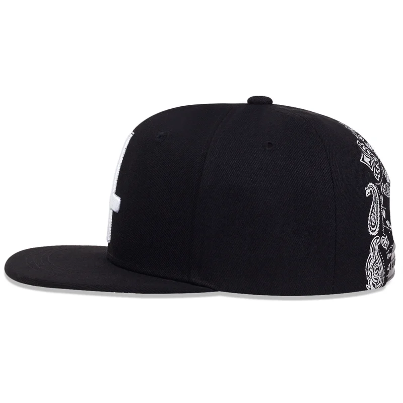 Snapback Baseball hat cross embroidery Adjustable Hats For youth Men Women Fashio Cap Flat trend street dance caps