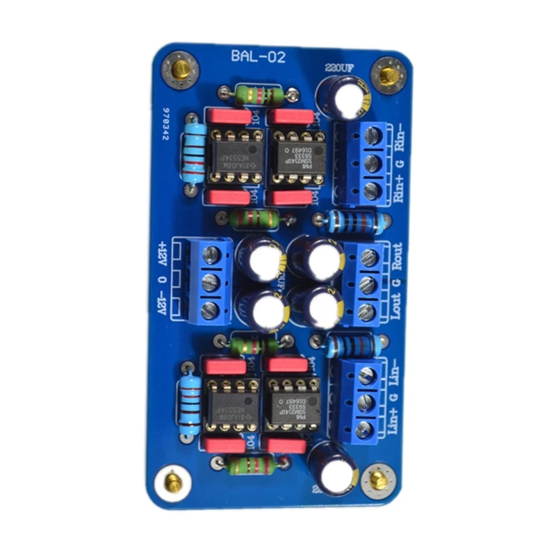 1pc Single-ended Power Amplifier Module SSM2141 Balanced to Unbalanced RCA Sound Amplifier AMP OP DropShipping