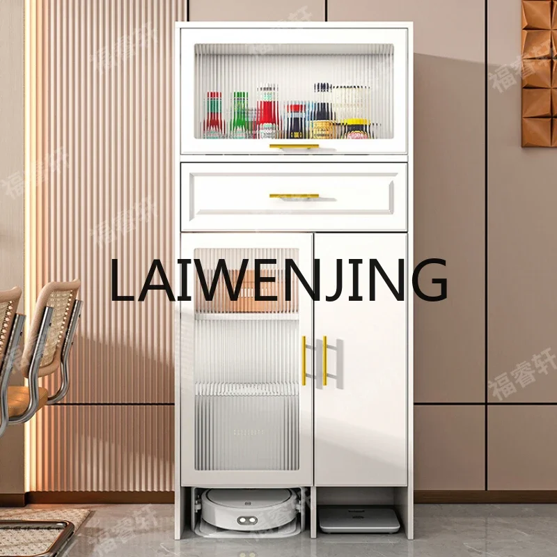 Housekeeping Storage Kitchen Tea Bar Integrated Cabinet Living Room Storage Solid Wood Meal Side Coffee Cabinet