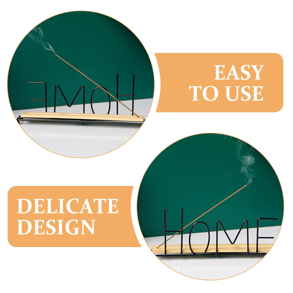 

Metal Incense Stick Holder Creative European Desktop Burner Aromatherapy Incense Tray Wooden Home Decoration European Decoration