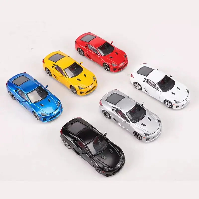 DCT-Legierungsdruckguss-Modellauto im Maßstab 1:64, LFA, klassisches Supercar-Modell, Fahrzeug, Spielzeug, Sammlung, Dekoration, Geschenk für Jungen