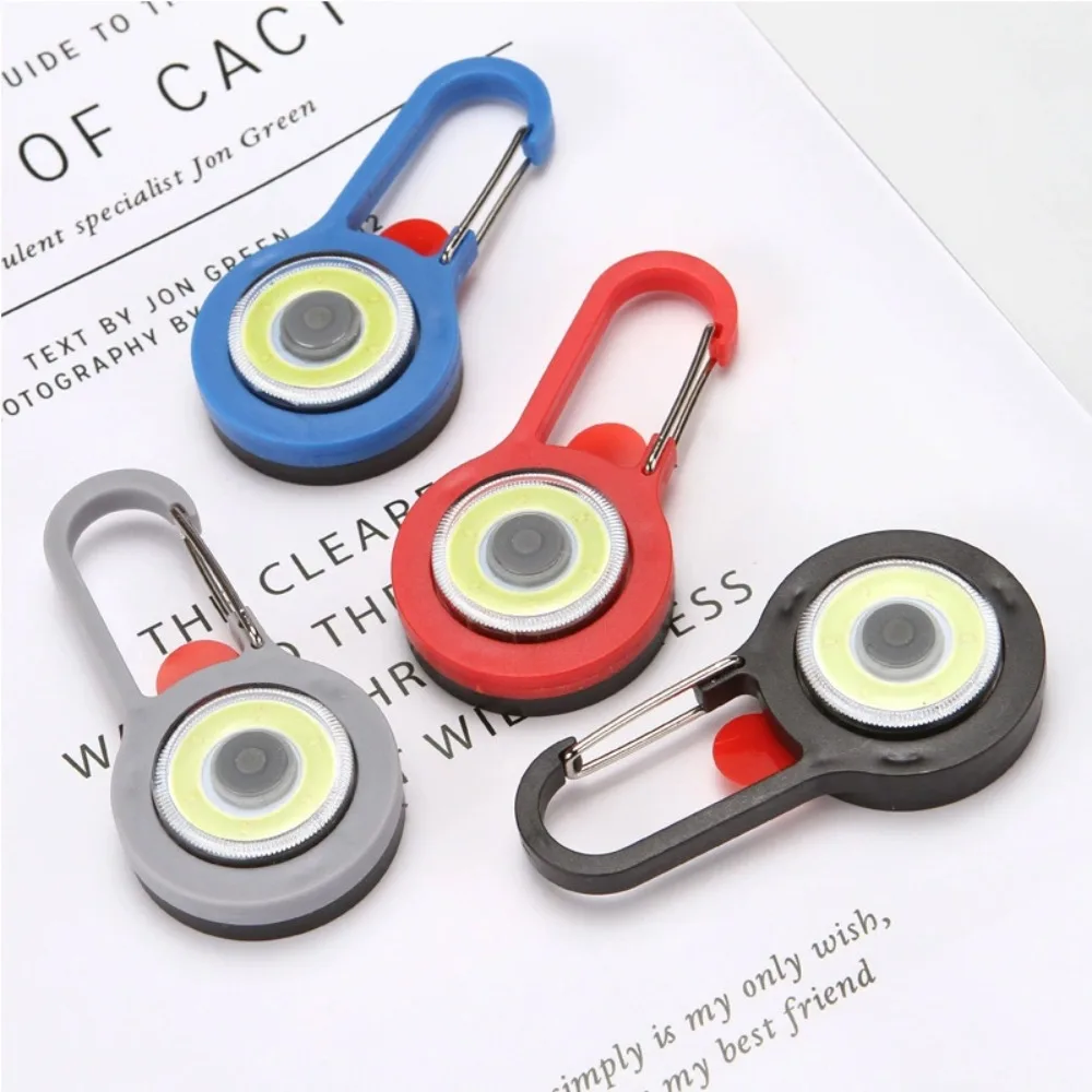 Outdoor LED Keychain Flashlight - Mini Portable Super Bright Battery-Powered Hiking Camping Emergency Lamp