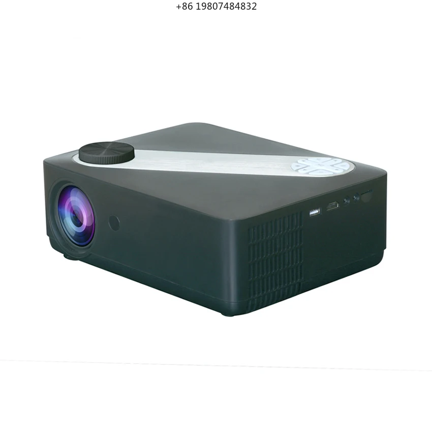 

Ready for Home Theater TV Projector 4K UHD FHD 1080P LED with Pocketable Design Built-in Speakers & Internet