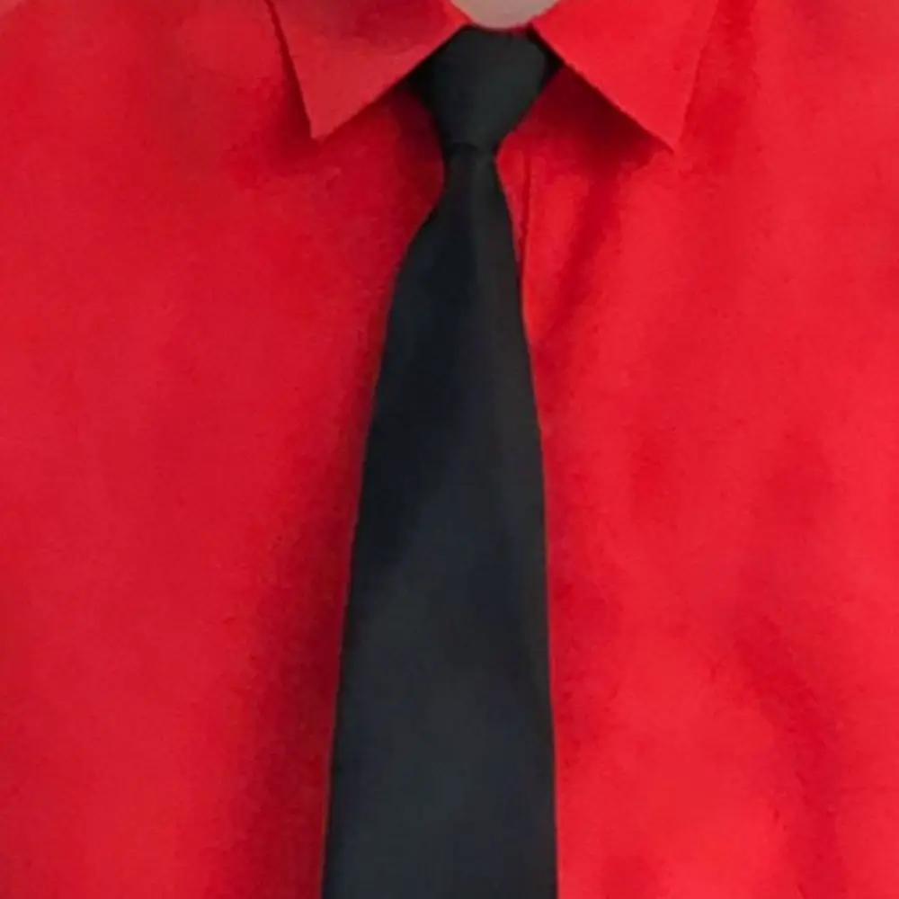 Mens Spring Long Sleeve Business Shirt Casual Office Wear Non Iron Wrinkle Resistant Slim Fit Formal Tops With Tie