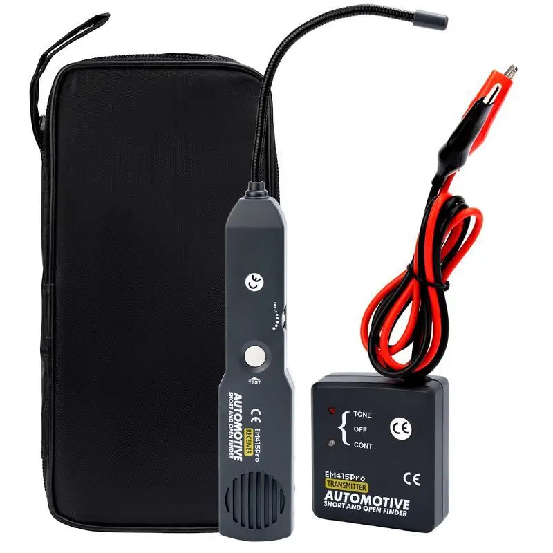 Automotive Electrical Circuit Tester Open & Short Finder Cable Wire Tracker Fault Detector Tone Generator DC 42V Car Diagnostic Tool Vehicle Repair Probe Auto Mechanic Tools