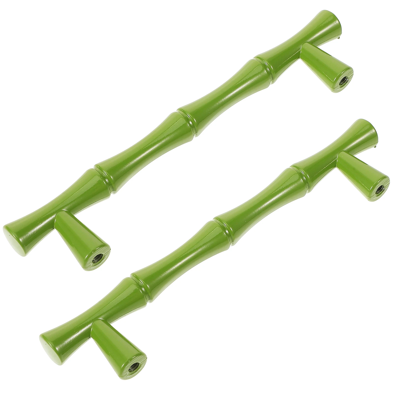 

1 set 1 set Bamboo Pulls Modern Zinc Alloy Cabinet Door Cabinet Door Pull Handle Drawer Furniture Hardware Kitchen Closet