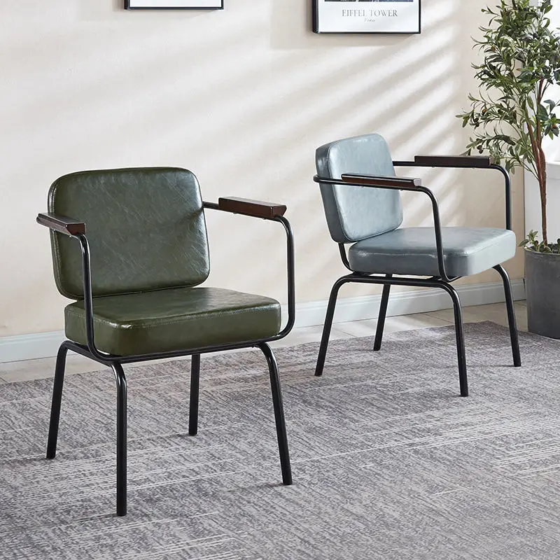 

Industrial style, office chair, American style, retro, backrest, armrest, minimalist, restaurant, coffee, bar, studio, chair