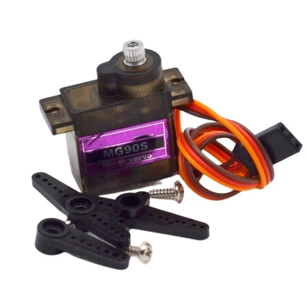 Mg 90S Servo Alle Metalen Versnelling 9G Sg90 Verbeterde Versie Voor Helikoptervliegtuig Boot Auto Mg90 9G Trex 450 Rc Robot