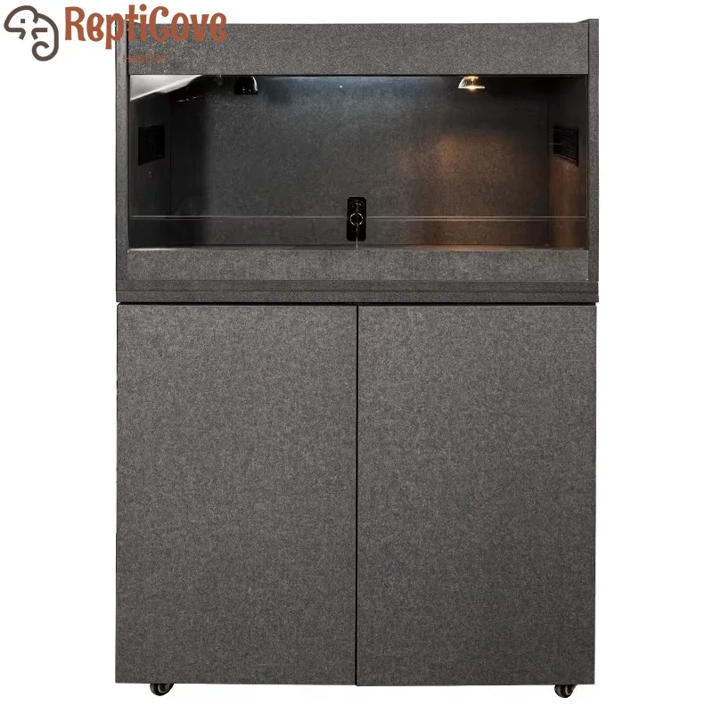 

Интеллектуальный термостатический террариум с откидной дверцей из МДФ для желтопограничных черепах, бородатых ящериц и охранников палацоных