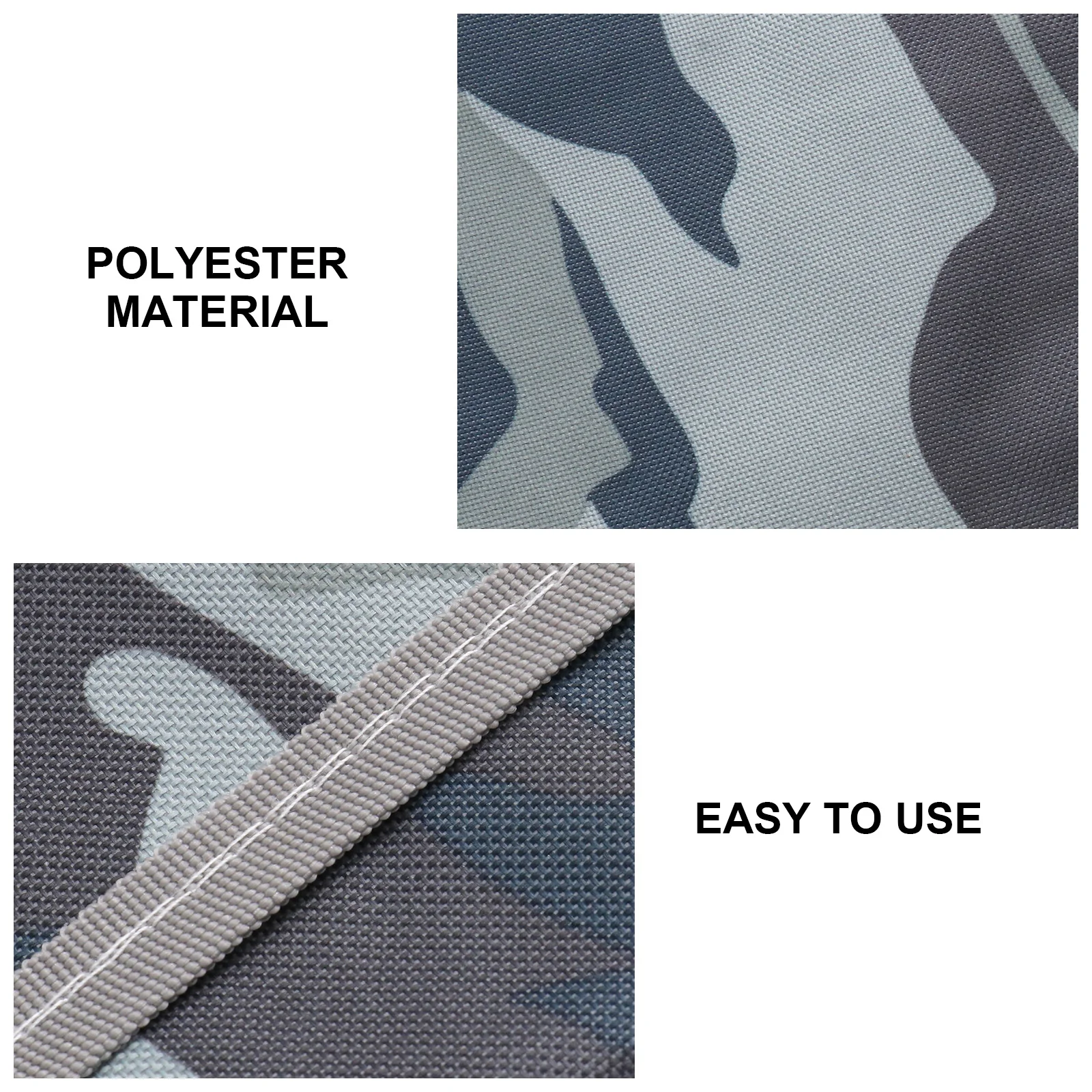 

Outdoor Air Conditioner Unit Cover Camouflage Grey Waterproof Polyester Dust Sun Protection 78x55x28cm Easy Clean