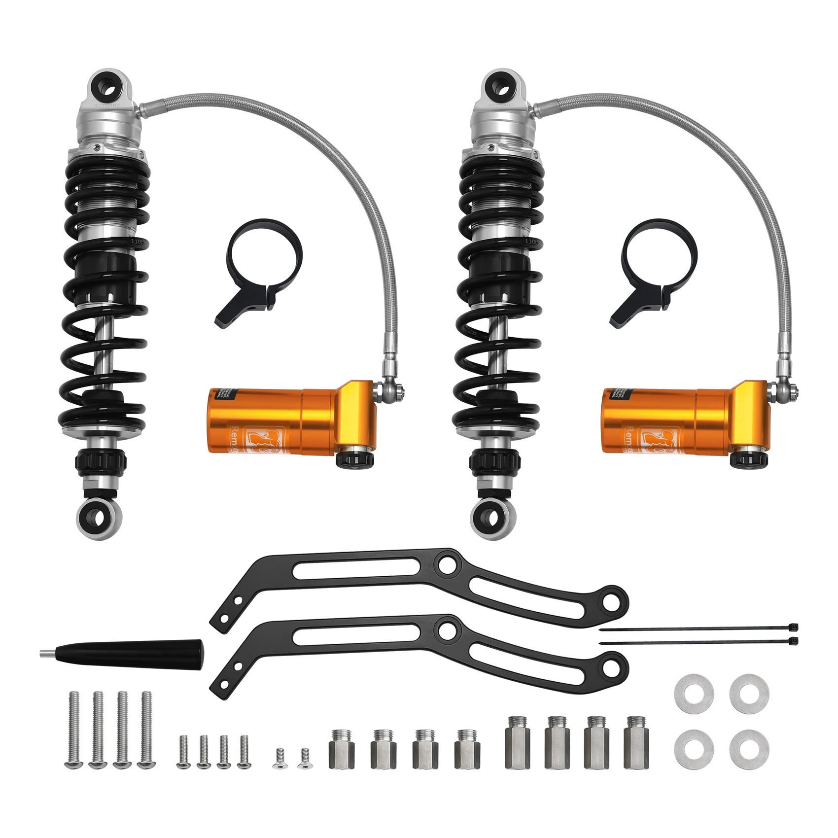 

Remote Reservoir Rear Suspension Shocks For Harley CVO Road Glide CVO Street Glide 2023-2025 Road Glide Street Glide 2024-2025