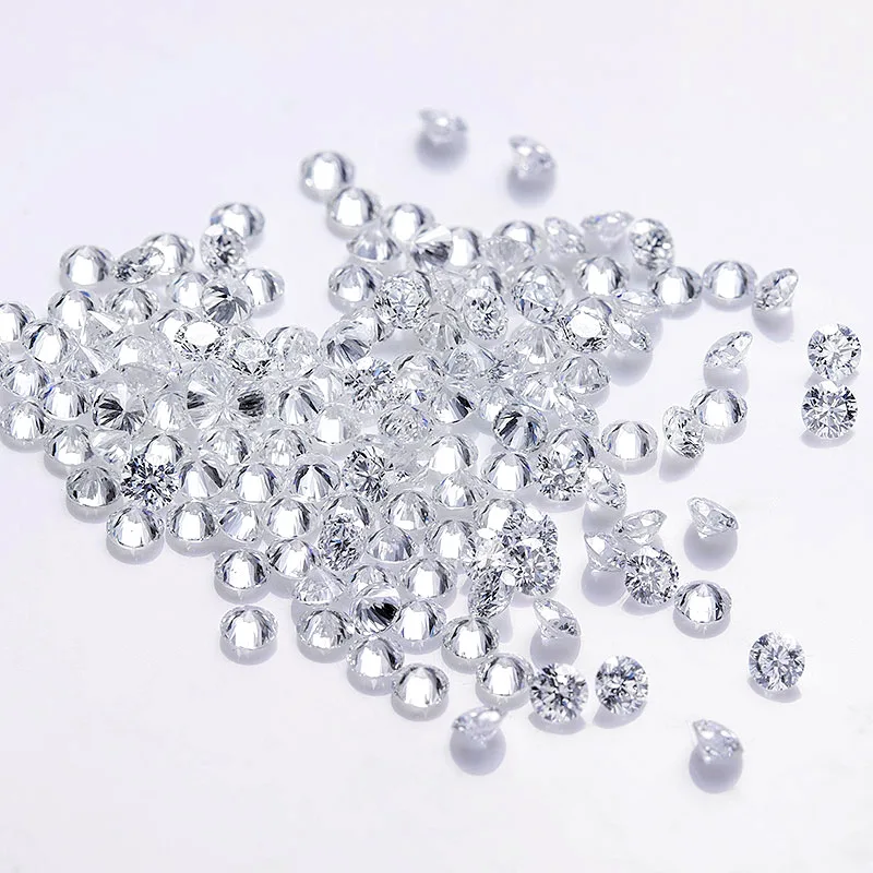 1.0ct / Pack Super White D Color Small Size Moissanite Loose Diamond 0.8mm-3.0mm Moisanite Stone for Moissanite Rings Making