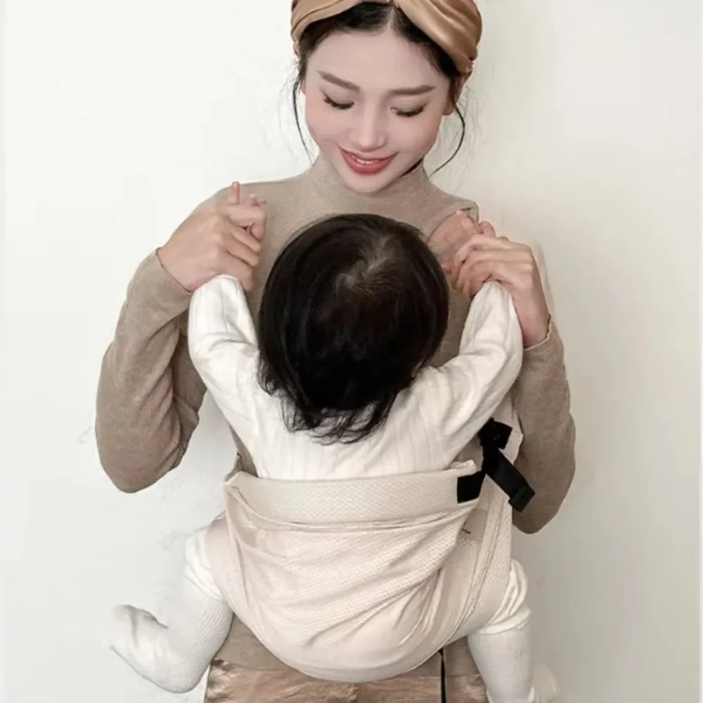 Новый портативный детский слинг регулируемая переноска Bebe рюкзак для малышей дышащие рюкзаки новорожденных Фото №5