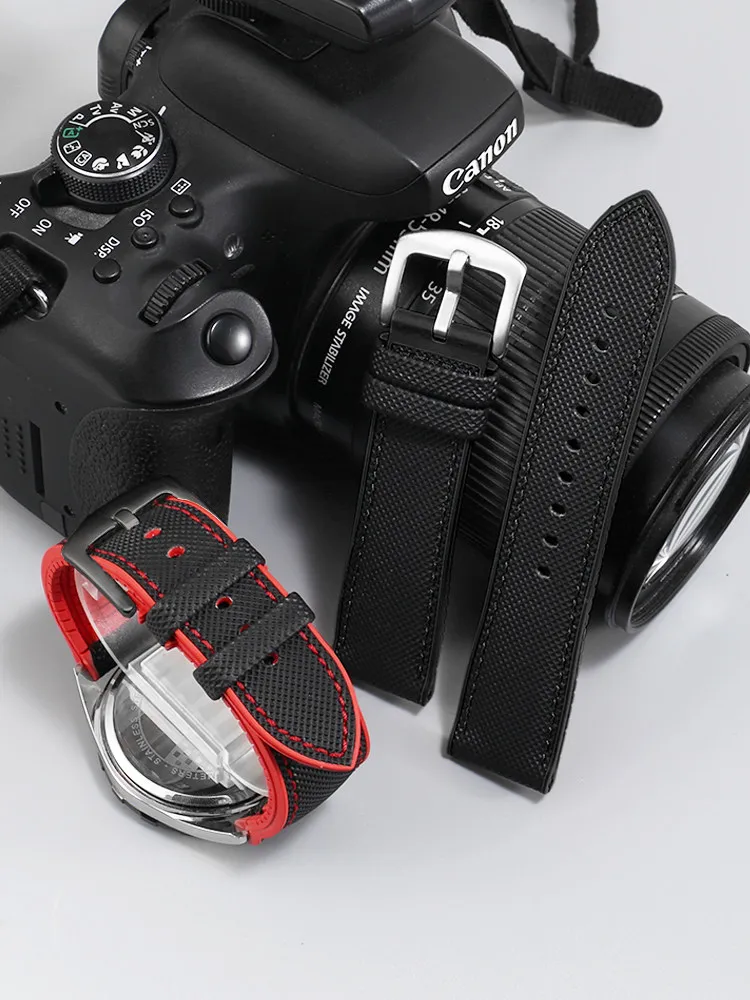 Correa de goma de nailon para reloj TAG HEUER Formula 1 Aquaracer Carrera, serie Wristband, 20mm, 21mm, 22mm, 23mm, 24mm, piezas de correa deportiva