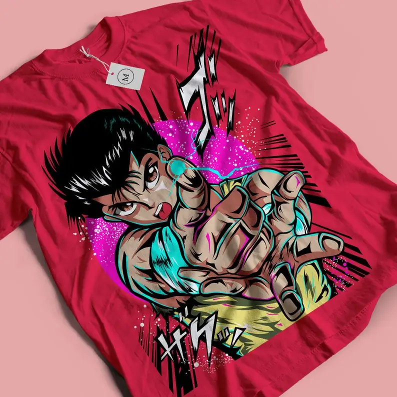 

YYH Unisex T Shirts Retro and Vintage Style, Anime Shirt