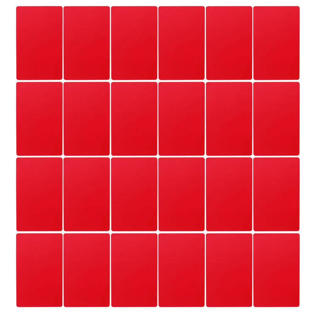 

100Pcs Blank Engraved Metal Business Cards Aluminum Alloy DIY Name Cards Lightweight Metal Card for Engraving Business Card