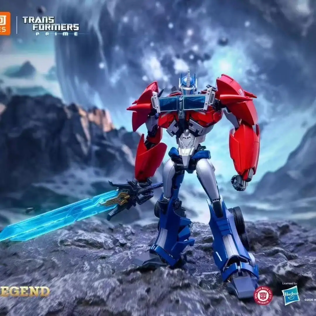 

In Stock Blokees Transformers Action Edition Optimus Prime (Transformers:Prime) Assembled Movable Model Anime Figure Toy Gifts