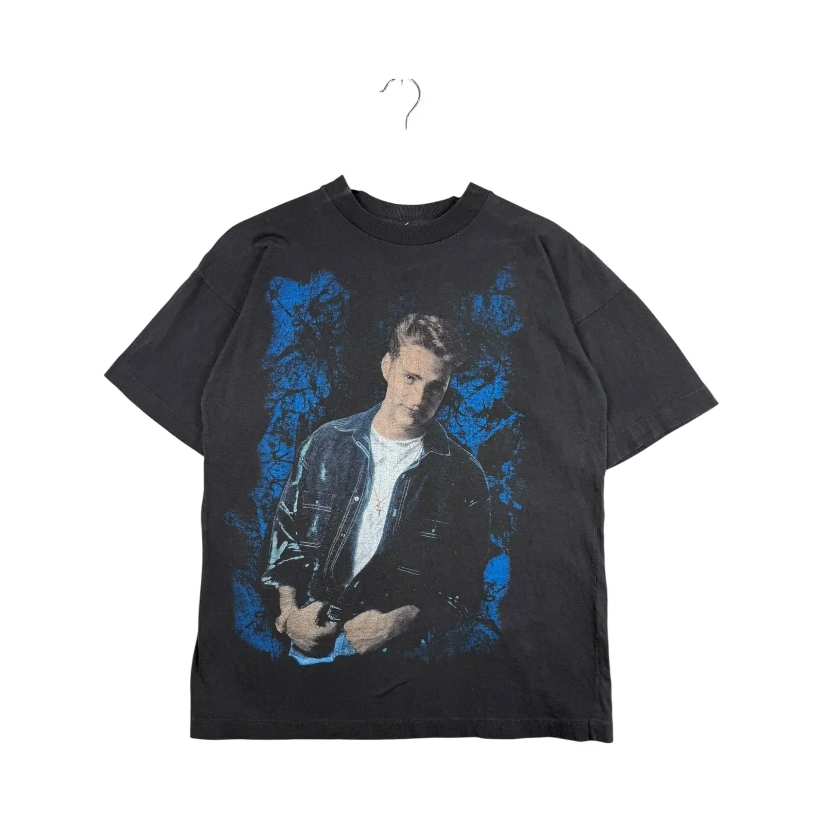 

Винтажная футболка Beverly Hills 90210 Brandon Walsh, черная мужская, средняя