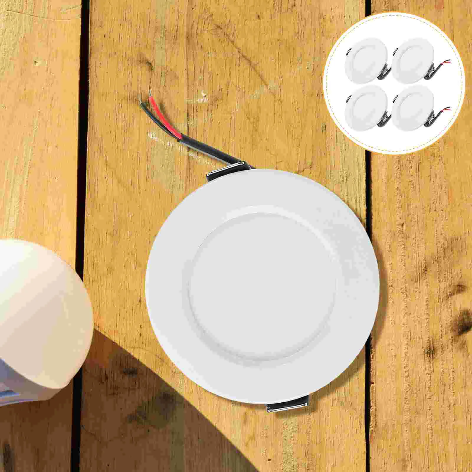 

10 Pcs Downlight Deep Drop Lighting Housing Trim Kits LED Ceiling Lights Downlights Bathroom for Shaving Half Round