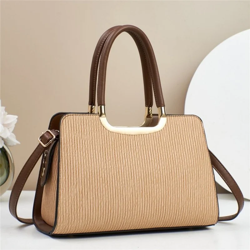 

Модная кожаная женская большая сумка, роскошная брендовая классическая элегантная модная дизайнерская повседневная винтажная сумка ​