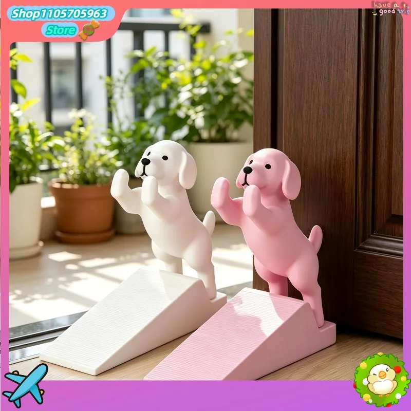 Cute Labrador Dog Door Stopper 3D Animal Door Wedge Anti Slip Ramp Door Holder Stable Door Block Home Safety Decor Accessory