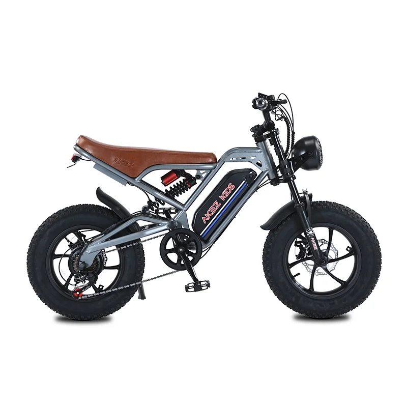 AKEZ 16 Inch 36v 350w Motor Children's Pit Ebike Teenager E Dirt Urban Bike Kids Electric Mini City commuter Sport Bicycle image 5