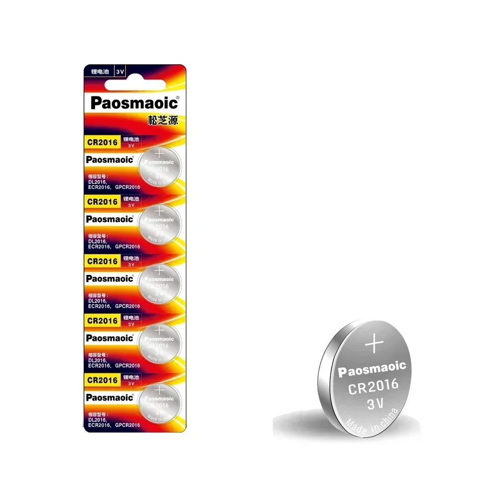 الأصلي 5-50 قطعة CR2016 3 فولت بطارية ليثيوم cr 2016 DL2016 BR2016 DL2016 LM2016 لمفتاح السيارة ساعة التحكم عن بعد لعبة مفك البراغي