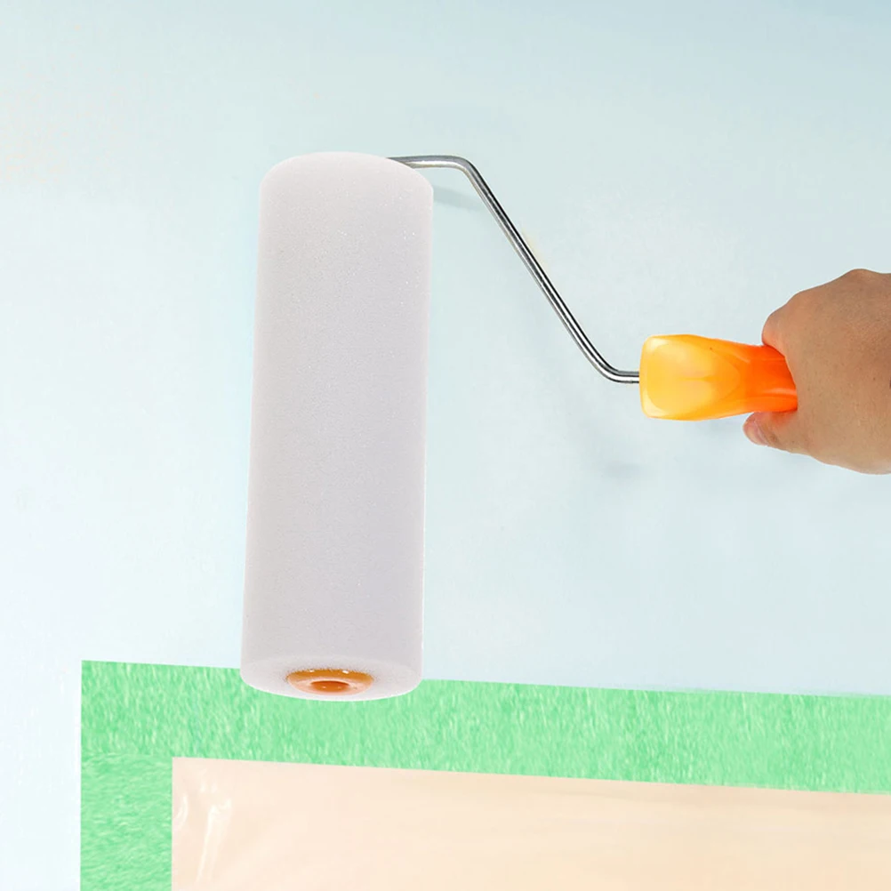 

12Pcs Mini Sponge Roller Brush for Painting Walls Furniture Waterbased Latex Coating Smooth Finish Foam Rollers