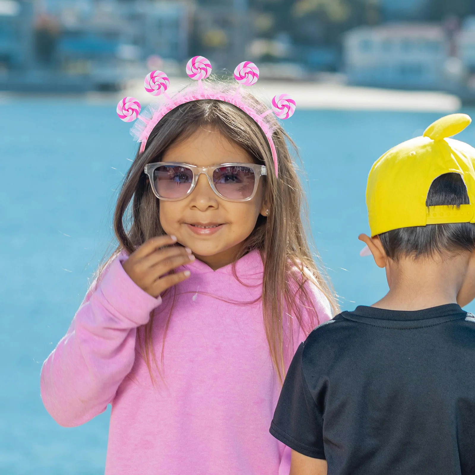 

Cute Cartoon Lollipop Headband Girls Accessories Soft Comfortable Toddler Party Headdress Birthday Photo Prop Kids