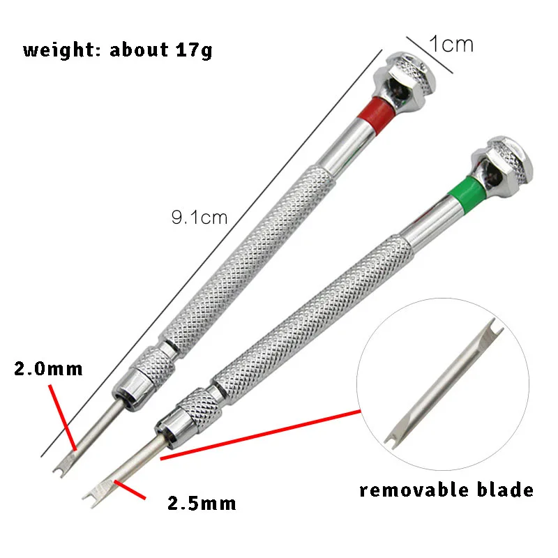 1PC H Screwdriver For HB Watch Strap Buckle V Remover U-type Screwdriver Special Repair Tool