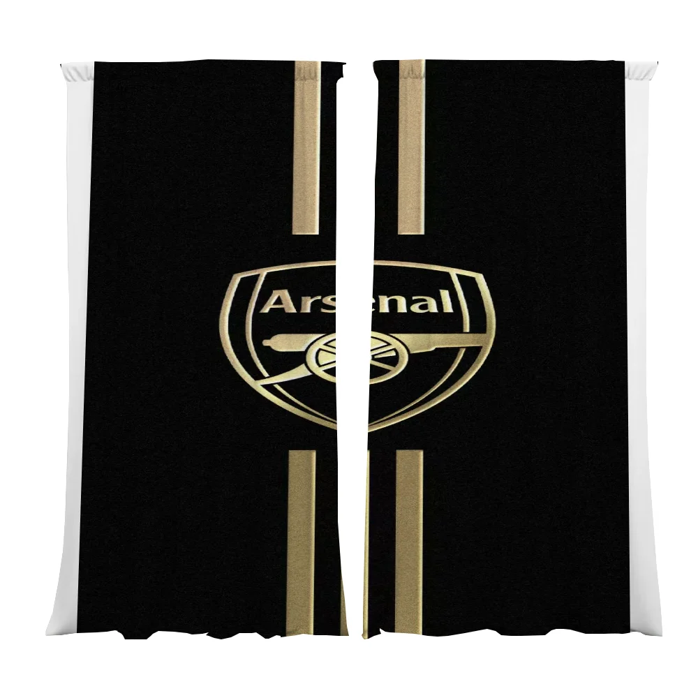 Tende lunghe per soggiorno 2 pezzi tende oscuranti tenda per porta A-arsenal-l Fc decorazione per camera da letto divisorio per cucina