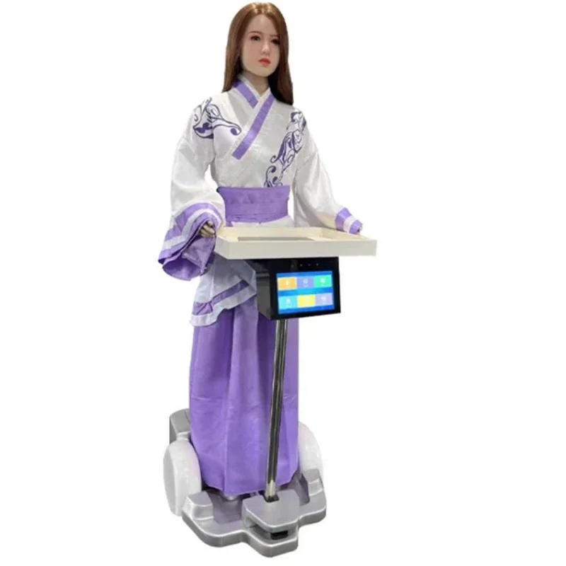 Customized life size indoor human robot  Ai Robot Waiter Talking Robots Human For Reception and welcome