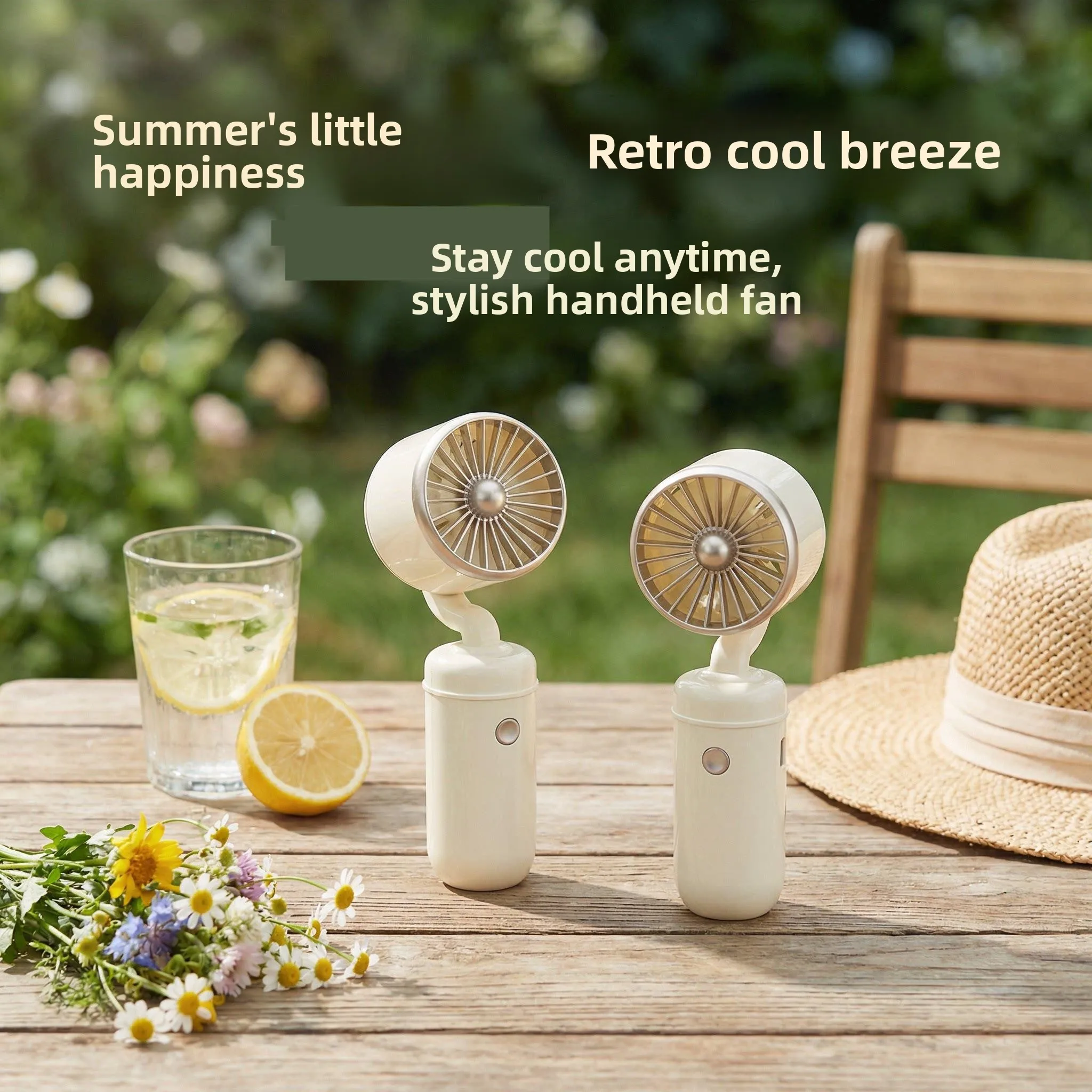 

Portable Turbo Fan Handheld Long Battery Life Silent USB Student Class Fan Summer Portable Fan Personal Cooling Fan