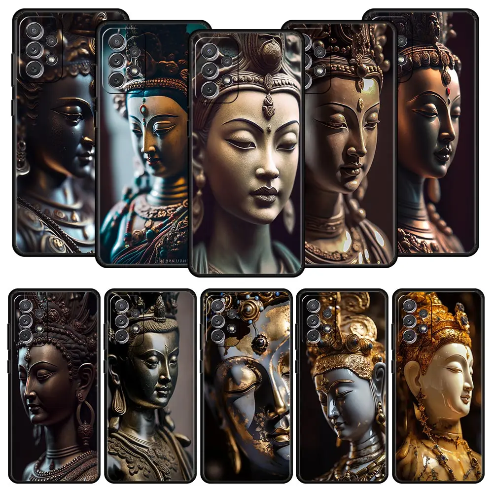 Buddha Bodhisattva Faith Case for Samsung A57 A37 A51 A71 A21S A17 A11 A15 A25 A31 A23 A33 A53 A73 A07 A05S A13 A35 A55 5G Cover