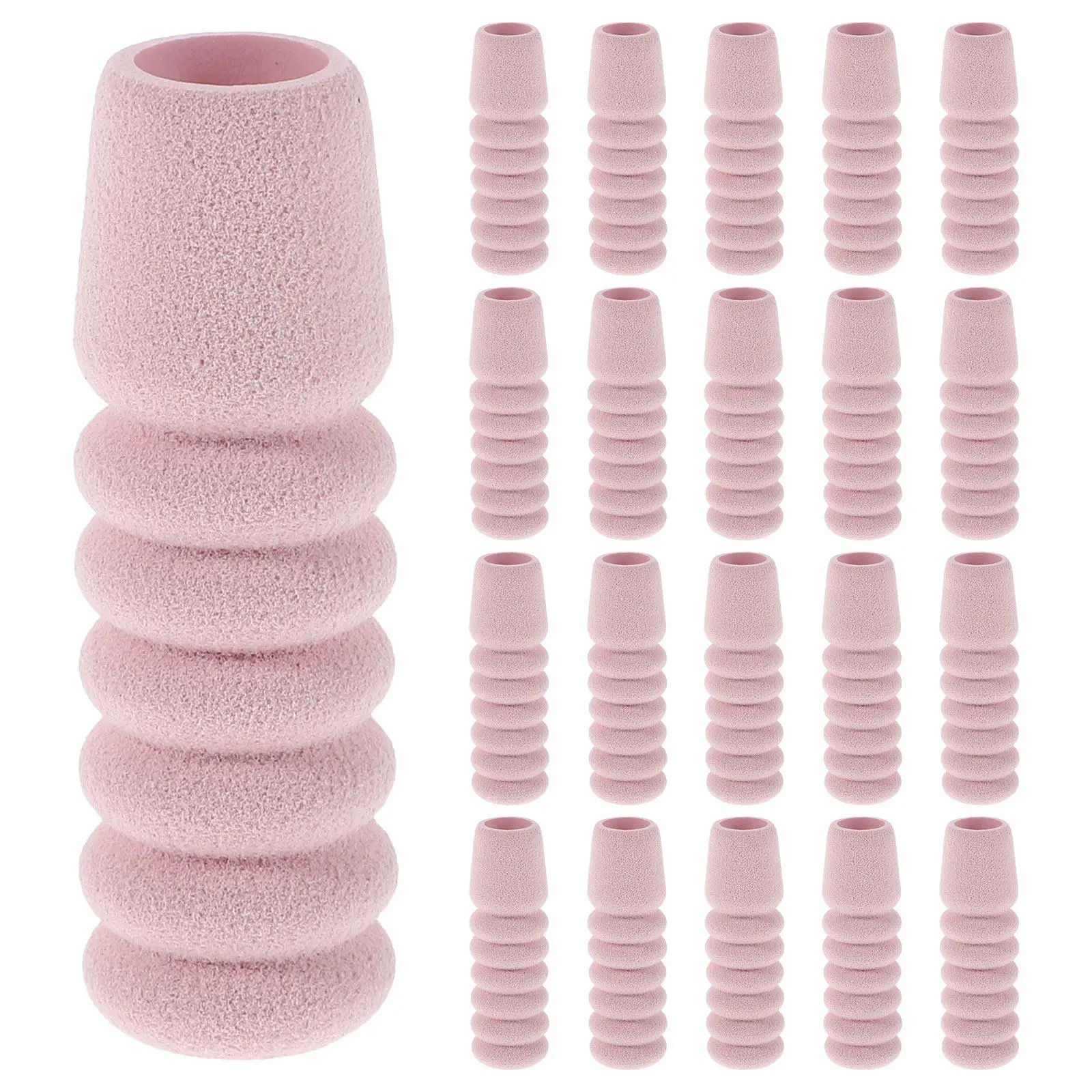 

60Pcs Manicure Tool Sleeve Set Non-Slip Sweat-Absorbing Sponge Handle Covers for Nail Art Accessories Professional Nail Supplies