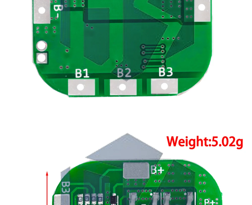 EGBO 4S BMS 14,8V 16,8V 20A Peak Li-Ionen-Batterie BMS-Schutzplatine BMS PCM für Lithium LiCoO2 LiMn2O4 18650 Li-Batterie – Detail 13