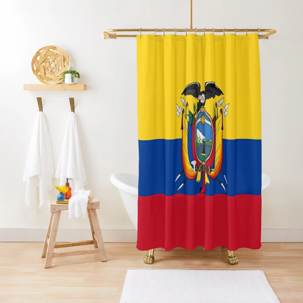 

Ecuador Flag Shower Curtain Funny Shower Bathroom For Shower Luxury Bathroom Curtain