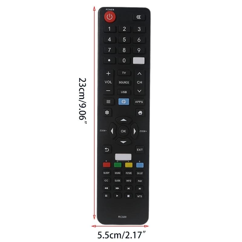 23cm Length for Smart Remote Control RC320 for Fanco Atvio Rc320 for Smart