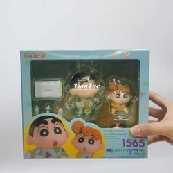 Anime cute Shinnosuke Nohara Pajama version and Himawari 1565 Christmas Gift Birthday gift Figure toy for children 10cm