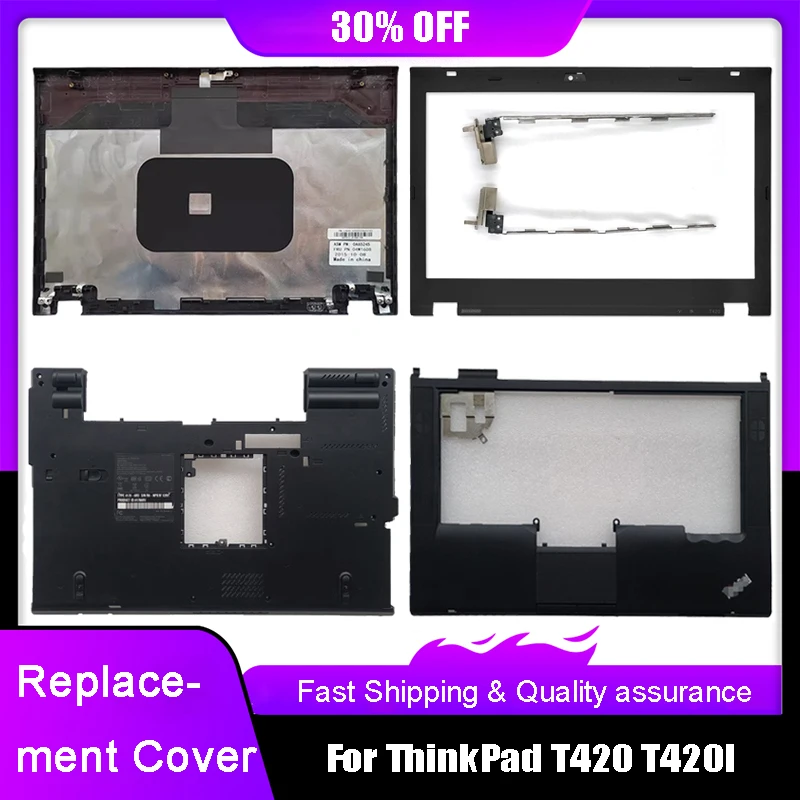 Imagem -01 - Laptop Lcd Back Top Capa para Lenovo Thinkpad T420 T420i Moldura Frontal Dobradiças Palmrest Base Inferior Superior Capa Tampa Traseira Preto Novo laptop lcd back top capa para lenovo thinkpad t420 t420i moldura frontal dobradicas palmrest base inferior superior capa tampa traseira preto novo 01