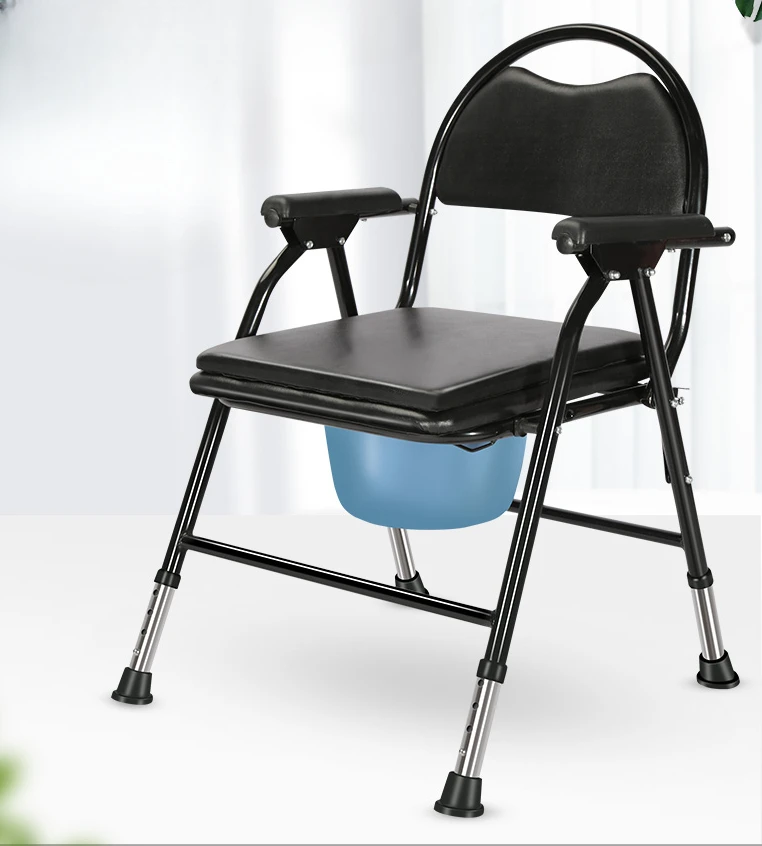 

Elderly toilet chairs, foldable mobile toilets, stainless steel fracture patients, toilet stools, medical equipment