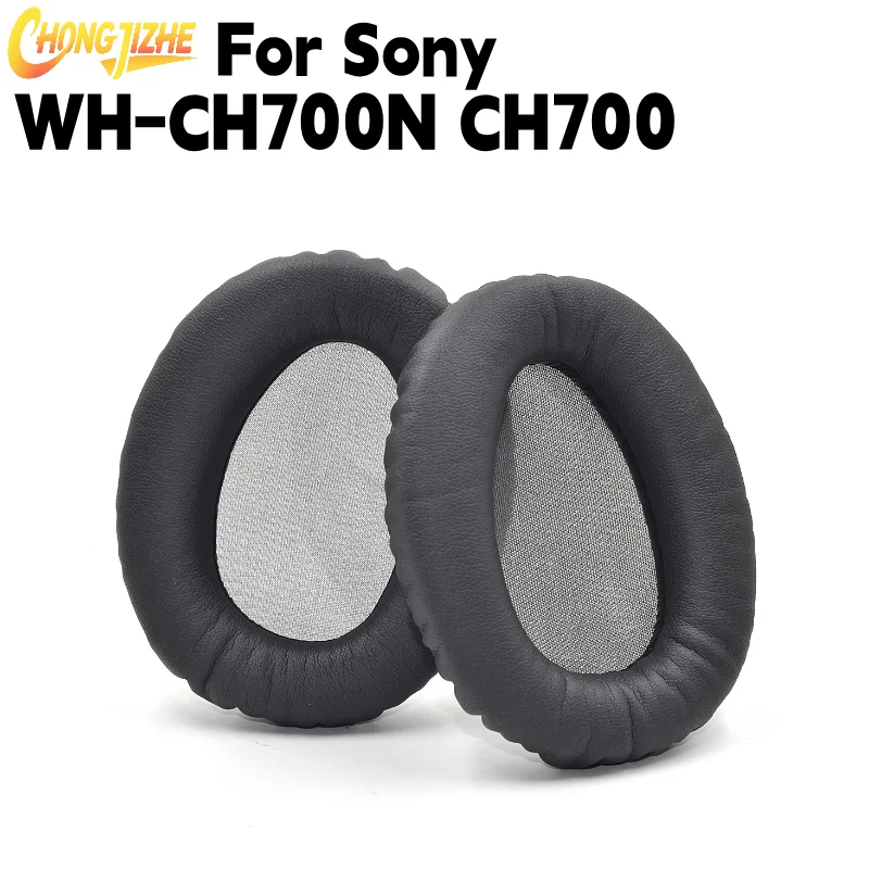Replacement Protein Leather Ear Pads For Sony WH-CH700N CH700 Headphones Memory Foam Earmuff Repair Parts - view 6