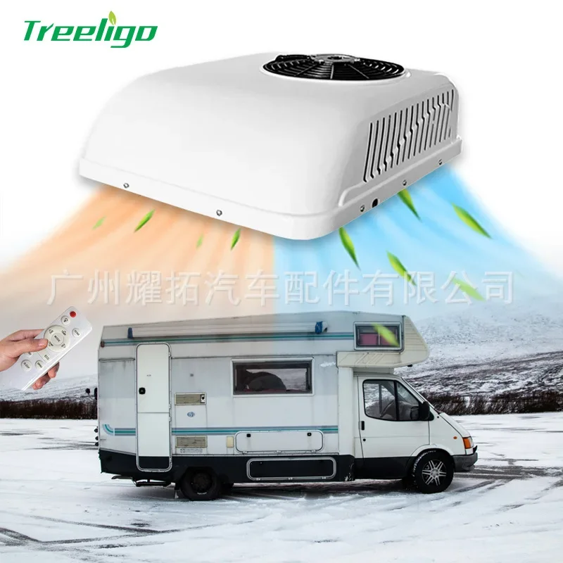 heating integrated room truck overhead air conditioner 12v electric vehicle air conditioner car excavator