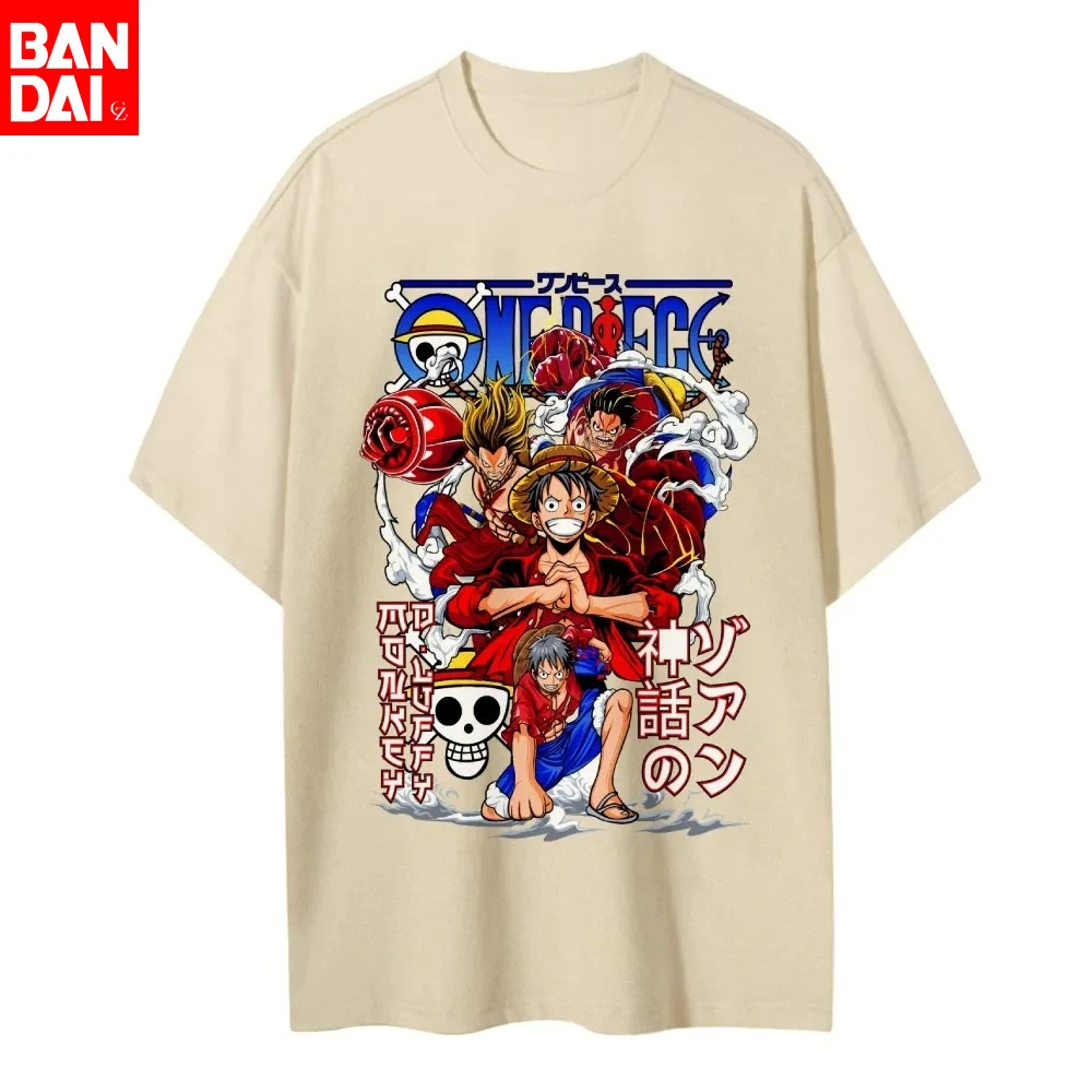 

One Piece Men's and Women's T-shirt Shanks Japanese Anime Punk Tee Summer and Spring Boy's Short Sleeves Parent-child Outfits
