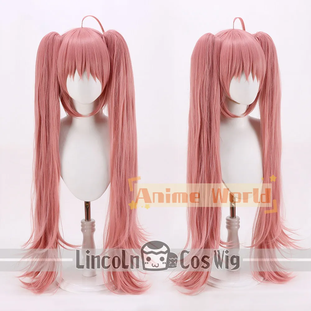 

Парик для косплея Аниме Милим, реквизит для Хэллоуина и карнавальных вечеринок, синтетические волосы из термостойкого волокна + шапочка для парика