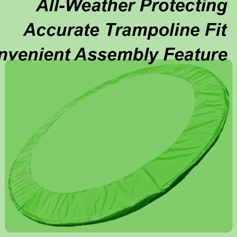 

Trampoline Pad Replacement Trampoline Safety Pad Round Frame Spring Cover Waterproof Solution Sport Equipment Part For Adults