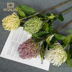 WQNJIN Simulated Big Needle Pad Flower Imperial Flower Plastic Flower Home Decoration Living Room Fake Flower Plant