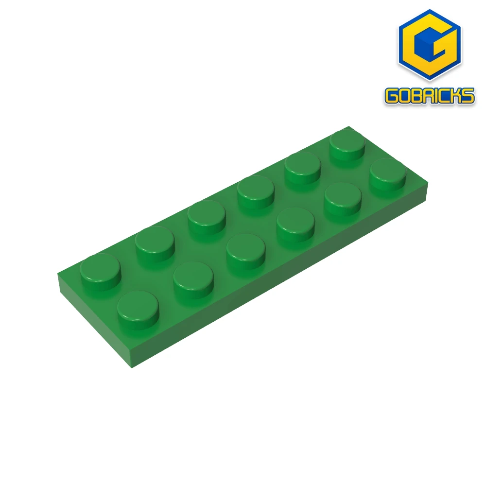 

Кирпичи Gobricks собирает детали GDS-512, пластина 2 x 6, совместим с строительными блоками lego 3795